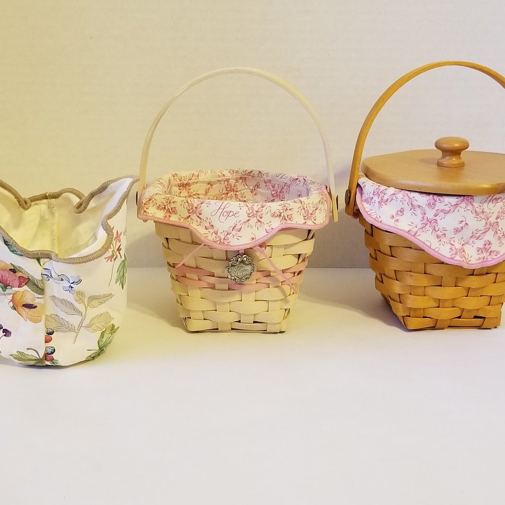 Longaberger Basket Combo-2001 American Cancer